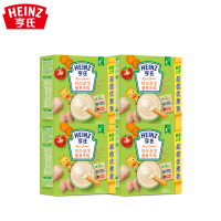 亨氏(Heinz)鸡肉蔬菜营养米粉400g*4盒 适用辅食添加初期以上至36个月 宝宝辅食婴儿米粉米糊2段米粉