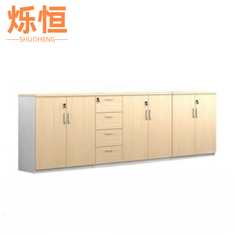 烁恒办公柜6门4抽屉个高清大图