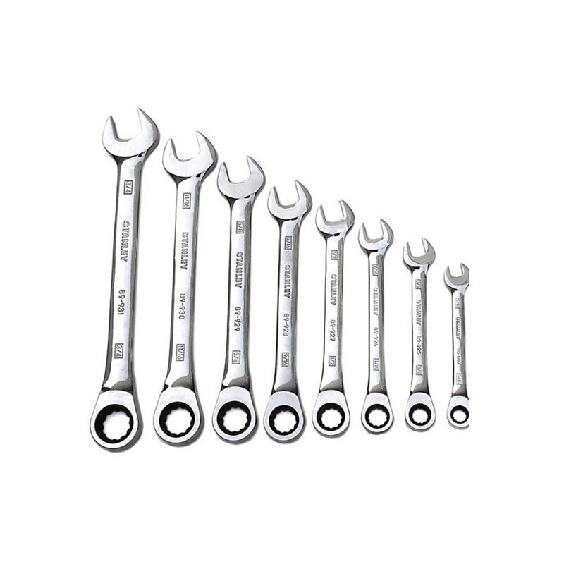 史丹利(Stanley)英制精抛光棘开两用快扳5/16寸 95-087-1-22 货期5-10天