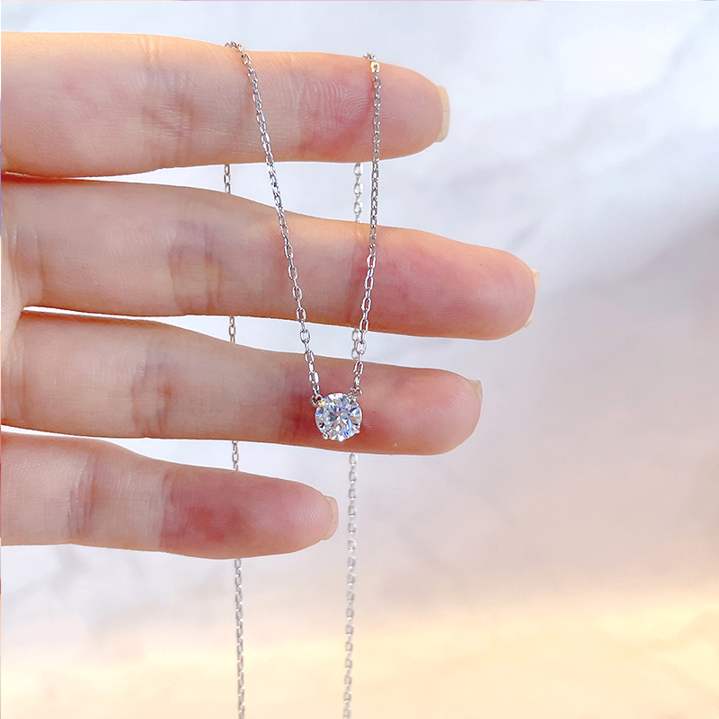 施华洛世奇(SWAROVSKI) 简约单钻小圆点项链 送恋人5408442