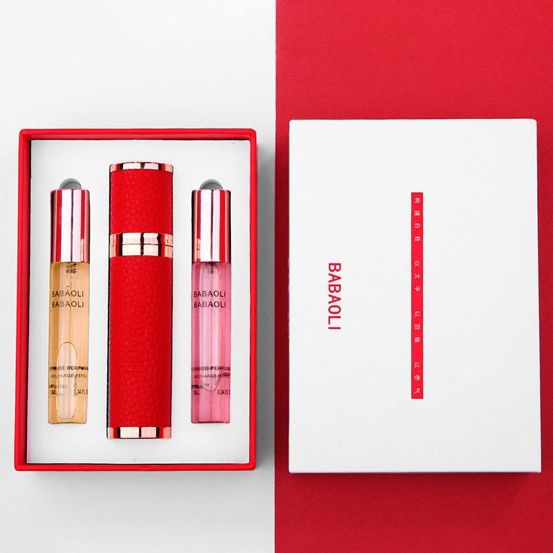 巴宝莉小羊皮香水女士持久淡香法国香水小众随身香水生日礼盒 烈焰红