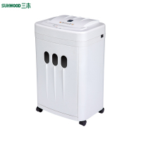 三木(SUNWOOD) SD9333碎纸机 5级保密静音高速碎纸 办公利器A4纸粉碎机包邮