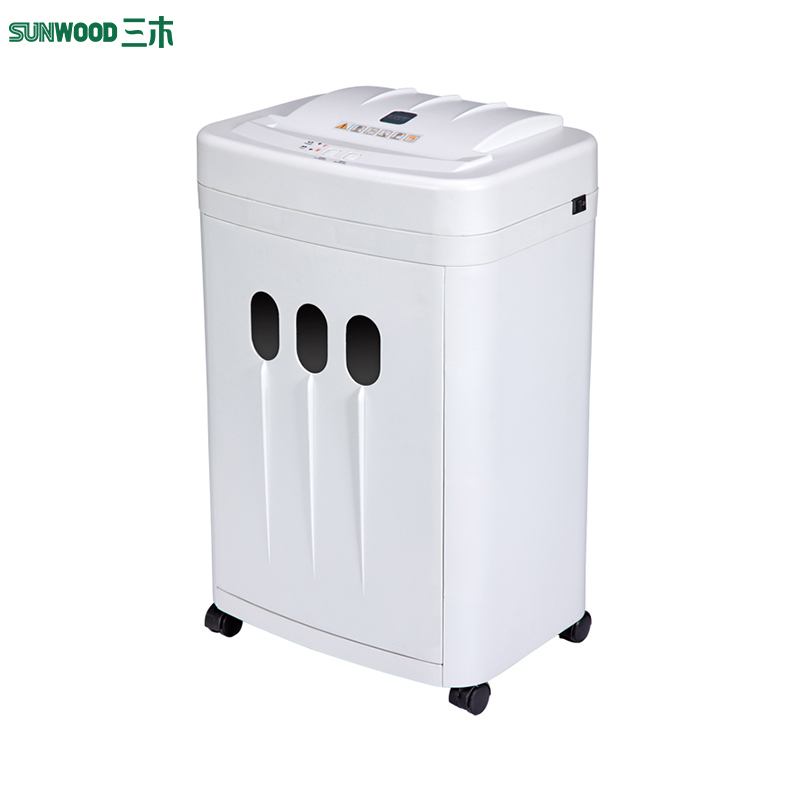 三木(SUNWOOD) SD9333碎纸机 5级保密静音高速碎纸 办公利器A4纸粉碎机包邮