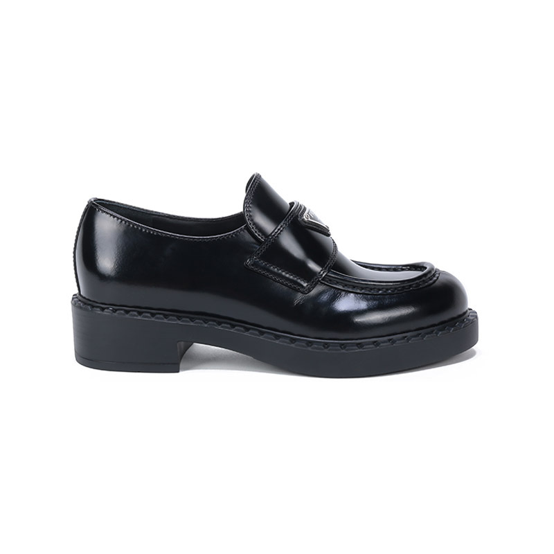 prada普拉达女士皮革休闲鞋乐福鞋皮鞋1d246muls