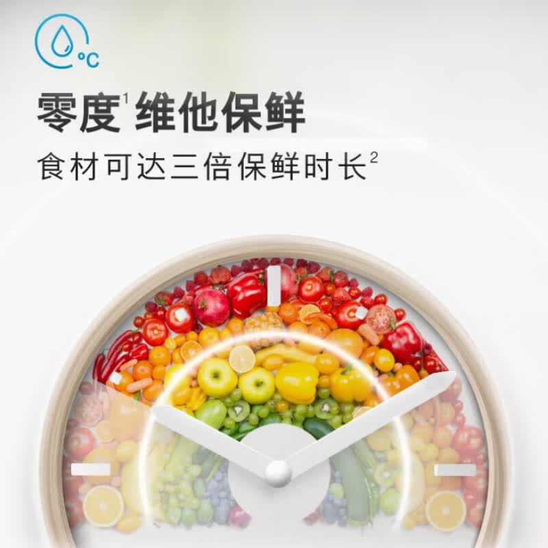 博世 KFF72VA23C [M7]462L法式四开多门变频双循环冰箱 零度维他保鲜 白色 铂金净风抗菌净味高清大图