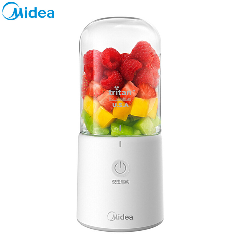 美的(Midea)随行杯便携榨汁机按键式多功能迷你果汁机家用智能可充电可做充电宝小型榨汁杯料理机LZ15Easy116