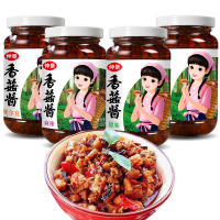 仲景 香菇酱 原味 230gx6瓶装 (蘑菇酱辣椒酱暴下饭酱拌面条拌米饭配粥夹馍酱河南南阳特产)