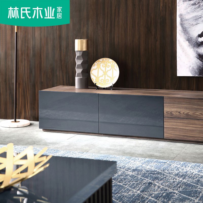 小户型创意时尚落地电视柜组装地柜简约现代客厅超窄储物桌子DY1M