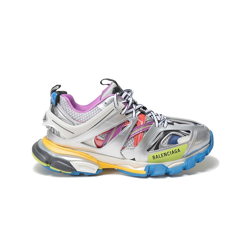 巴黎世家balenciaga男士track金属感复古设计系带厚底运动鞋老爹鞋