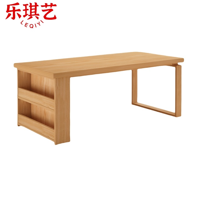 乐琪艺 实木餐桌 120cm 张高清大图