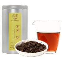 滇香阁-黄标90g 云南普洱茶熟茶散茶浓香型茶叶罐装