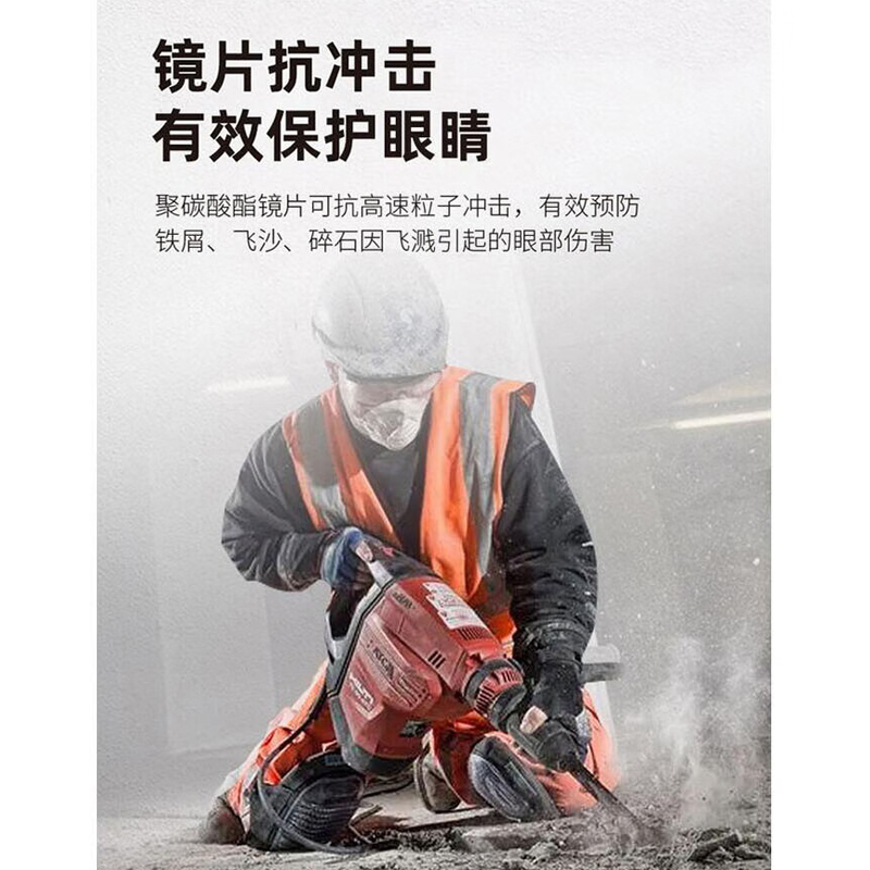 酷博睿(coobery)248 护目镜隔离眼罩透明防护眼镜劳保护目镜(单只袋装)高清大图