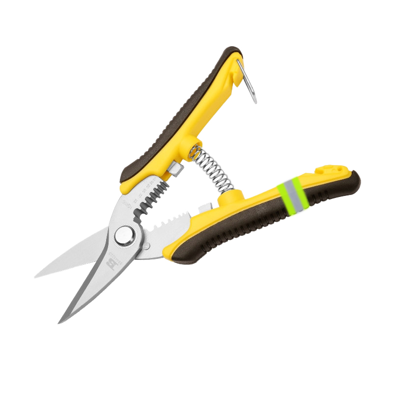 波斯(BOSI) 荧光系列多功能电工剪 6“/170mm 把高清大图