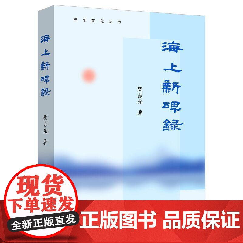 海上新碑录 浦东文化丛书柴志光著远东出版社高清大图