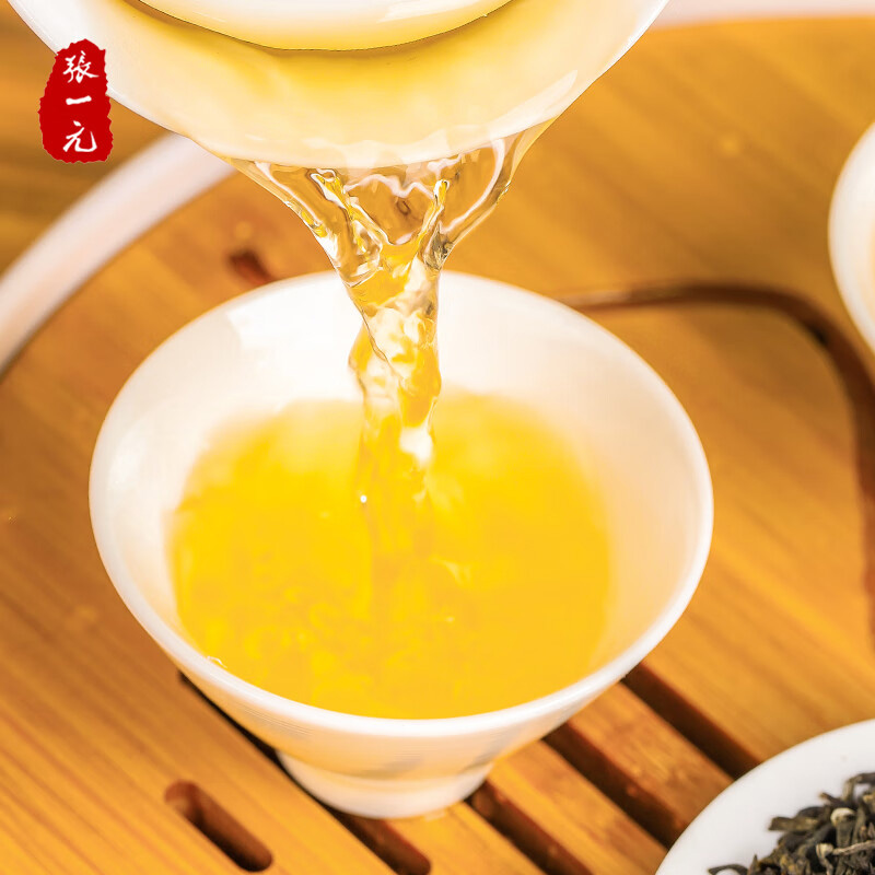 张一元茉莉花茶花香馥郁鲜爽甘醇沁人心脾茉莉香雪50g高清大图