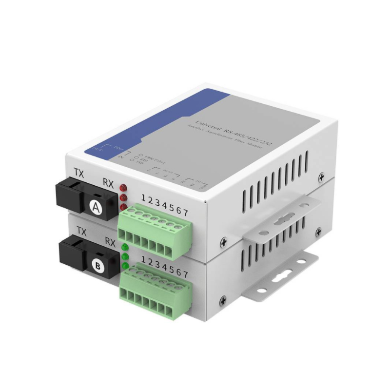 册视监控器材配件RS485/232 /422三合一转光纤收发器485转光纤延长器光端机CK-202204对高清大图