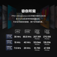 三星(SAMSUNG)512GB TF内存卡U3 V30 A2读速200MB/S 4K 手机平板游戏机无人机