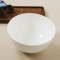 白色陶瓷餐具面碗汤碗 15cm 10个装