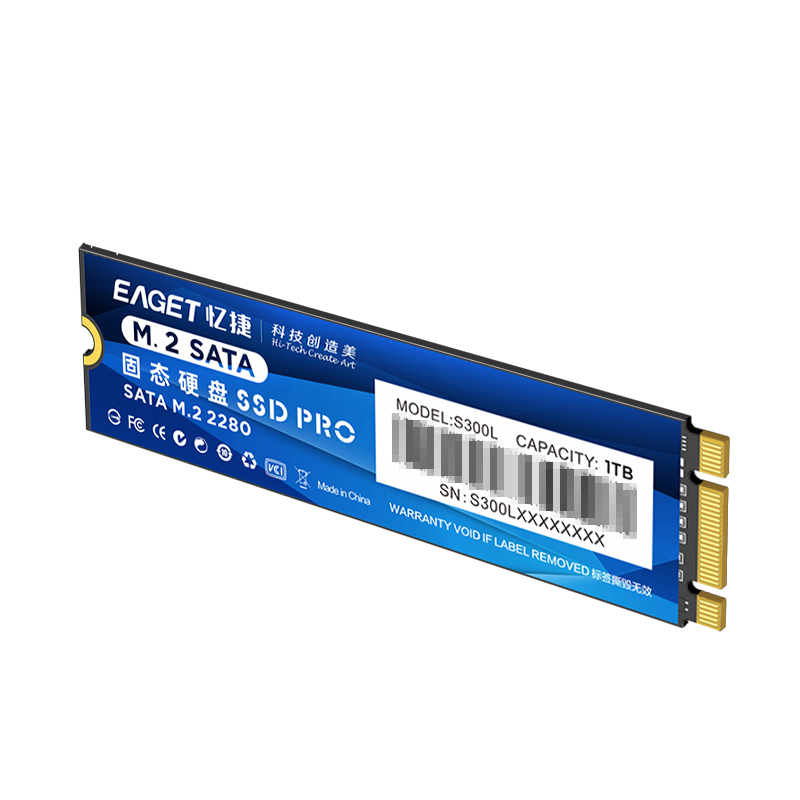忆捷(Eaget) S300L-1TB固态(SSD固态硬盘、M.2接口、NGFF协议)
