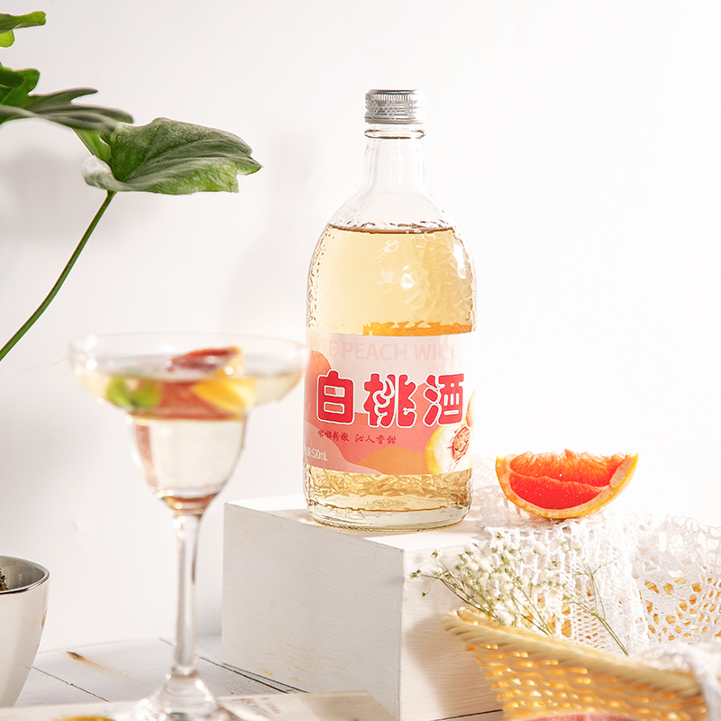 苏州好风光 石鼓墩荔枝水果酒 女士低度白桃甜酒高颜值微醺百香果