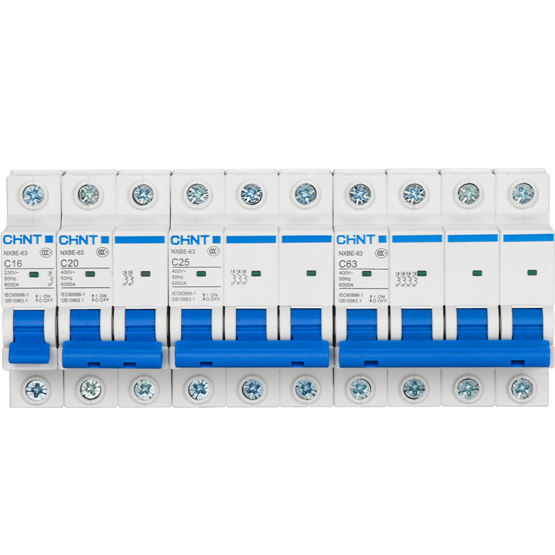 正泰空气开关nxb63ad型空开开关家用2p小型断路器1p总闸3pdz47