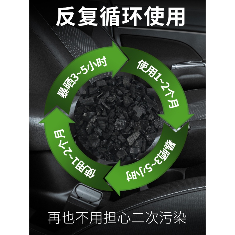 美帮汇车载竹炭包汽车用异味甲醛活性炭包味新车味碳包车内用品高清大图