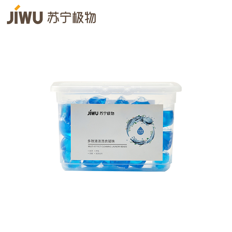 苏宁极物 多效清洁洗衣凝珠浓缩洗衣液 40颗*10g 0.4kg