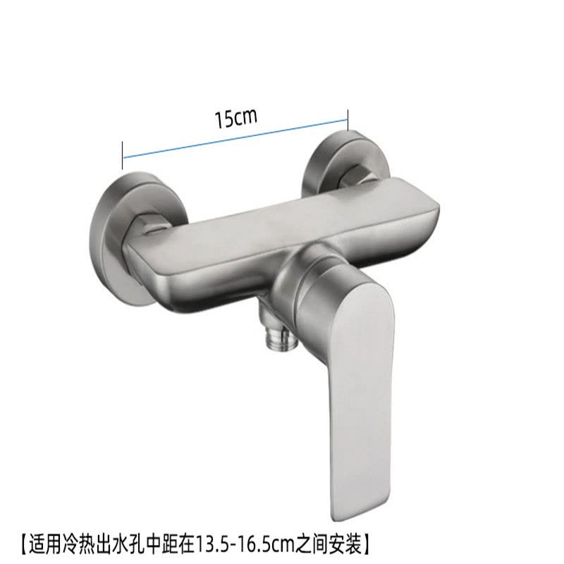 水龙珠(SHUILONGZHU) 304不锈钢分体混合水龙头冷热可调节升降花洒明珠淋浴帝王三联图片