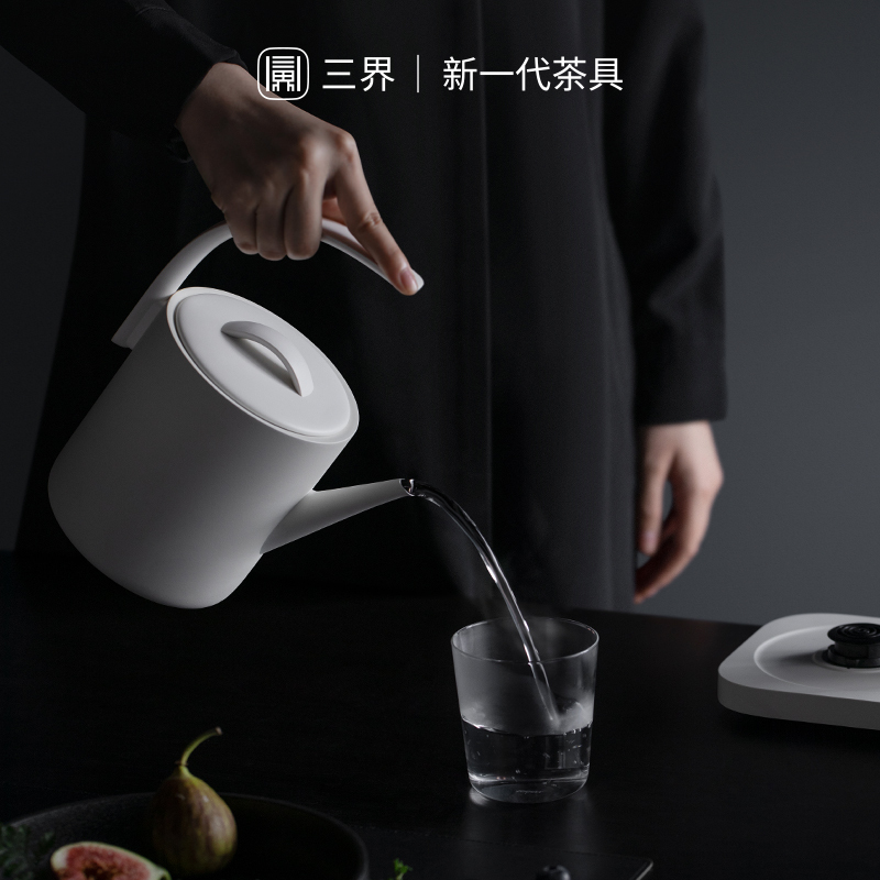 [苏宁自营]三界茶具 D2自动上水电热水壶电茶壶电子茶炉 烧水壶泡茶专用 抽水烧水2合1煮茶器