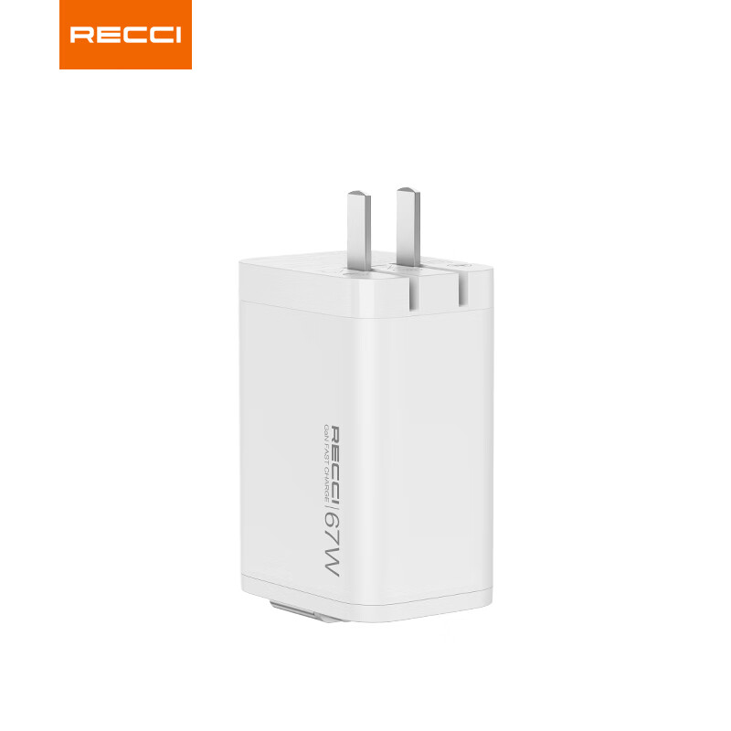 锐思RECCI充电器 67wGaN氮化镓双C口输出支持PD3.0快充协议PPS协议充头 RC103高清大图