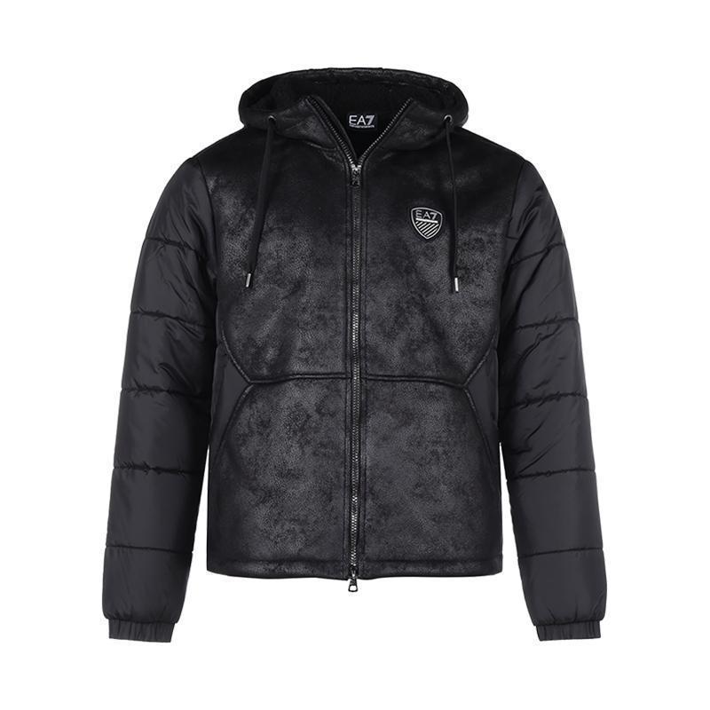 阿玛尼emporioarmaniea7男士加绒款连帽夹克上衣外套6lpba5pn54z