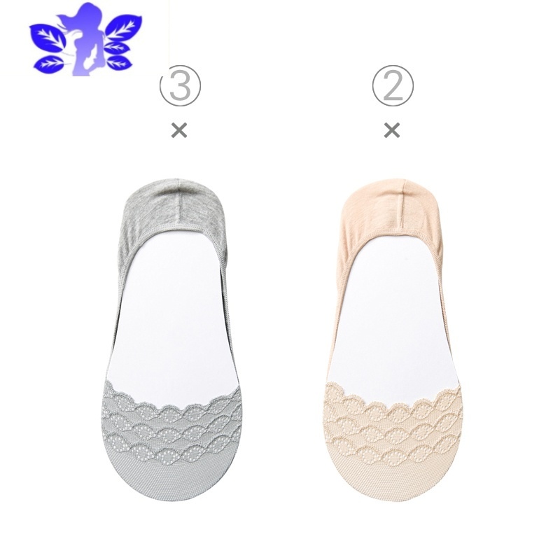 Ideamini袜子女浅口单鞋船袜全隐形袜防滑不掉跟夏季薄款脚底袜高跟鞋袜套袜子
