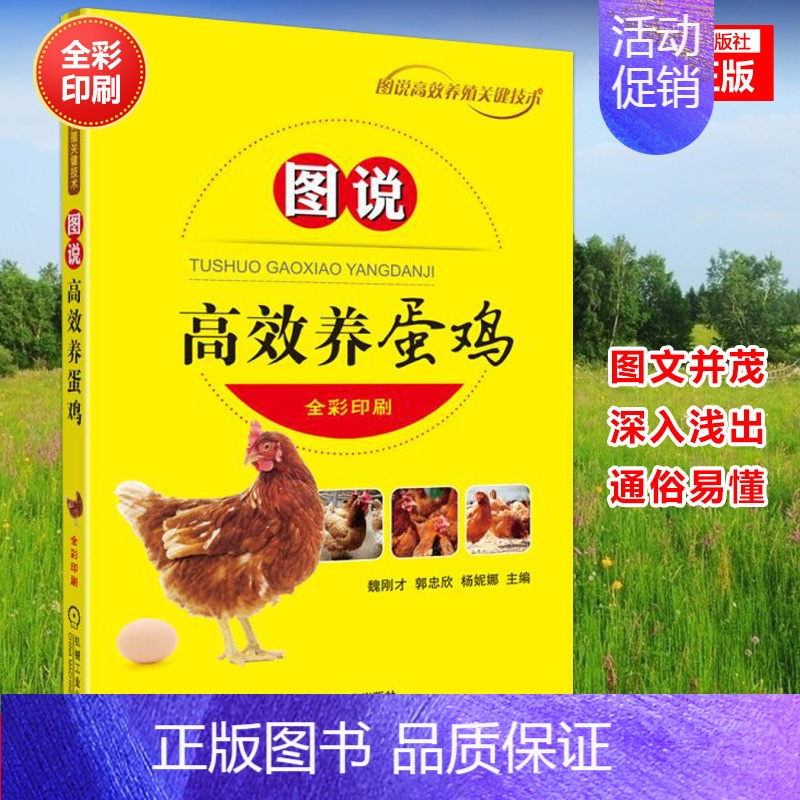 [正版]图说养蛋鸡 高效养蛋鸡技巧方法书籍 种植养殖类 蛋鸡繁殖 蛋鸡生活环境搭建 科学养殖家禽技术全书 鸡饲料配方手册