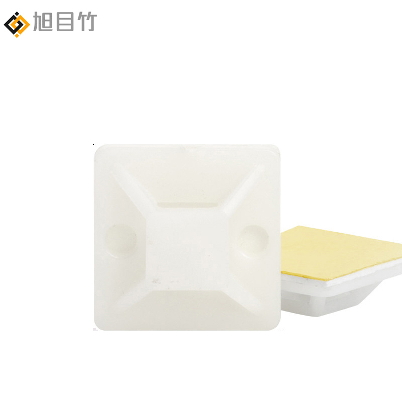自粘式扎带固定底座 30*30mm 个高清大图