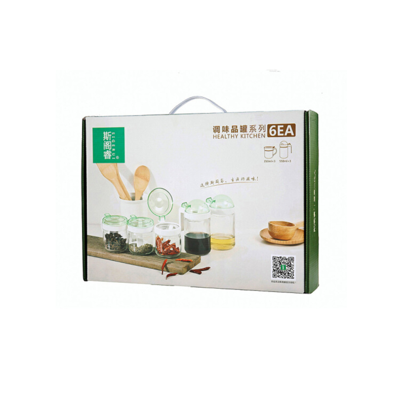 调味品罐六件套