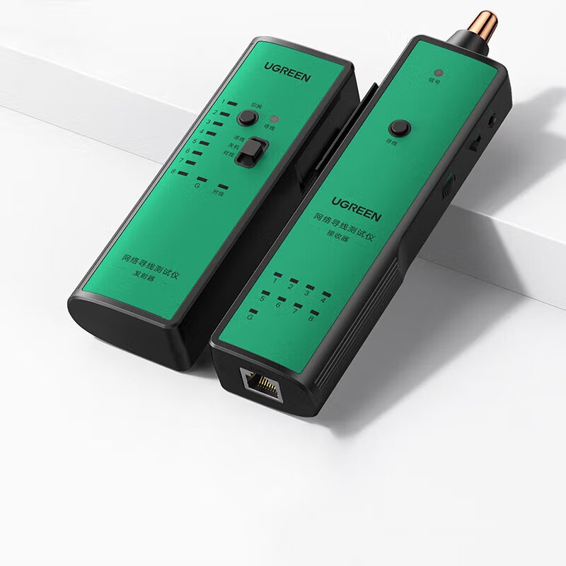 绿联(UGREEN)10951 NW167 网络寻线器测试仪 60V耐压/POE寻线 黑色