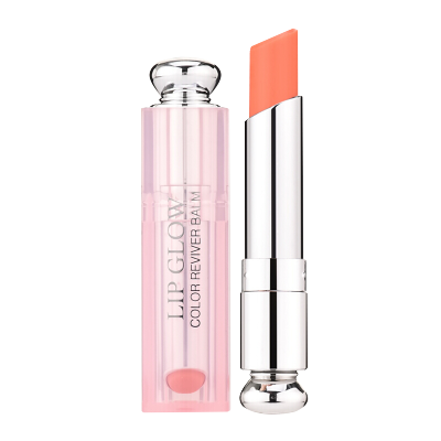 Dior迪奥口红烈艳蓝金粉漾魅惑润唇膏 闪亮女士 变色唇膏3.2g 粉漾魅惑#004偏橘色+001小样