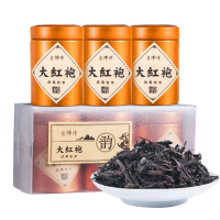 源御露武夷山大红袍乌龙茶岩骨花香肉桂大红袍小金罐茶浓香型茶叶3罐30g