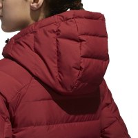阿迪达斯(adidas)冬季女子运动连帽羽绒外套DM1957