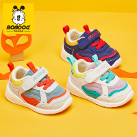 BOBDOG house 巴布豆2019秋季新款婴儿软底步前鞋男女宝宝鞋子幼儿机能鞋