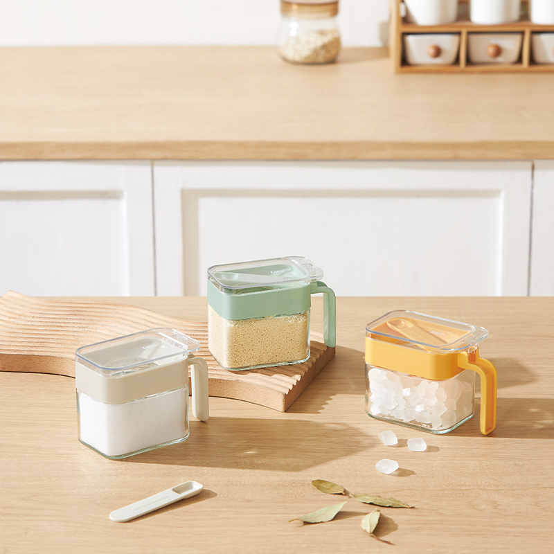 康宁EKCO三色调料罐套装