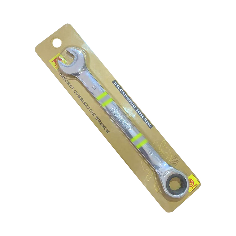 波斯(BOSI) 荧光系列精品棘轮两用扳手 13mm 把高清大图