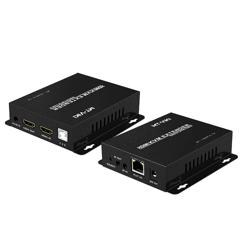 迈拓维矩MT-120HK-C100米4k高清kvm延长器hdmi转rj45网线带usb键盘鼠标电脑监控显示器网络传输器