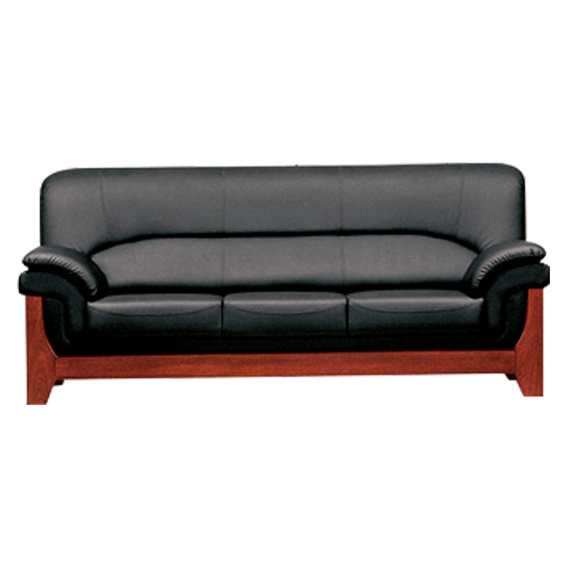 匡大 办公沙发皮艺商务沙发三人位KD-E030高清大图