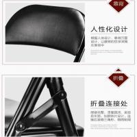 易企采 办公折叠椅后双梁 简易镂空椅子靠背椅塑料折叠椅子办公洽谈培训椅子商务培训椅会议椅