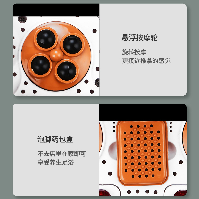 安尚高深桶足浴器足浴盆舒适家用电动转盘按摩定时调节温度自动恒温气泡冲浪红光泡脚盆深桶洗脚桶无线遥控防尘保温盖按摩养生桶