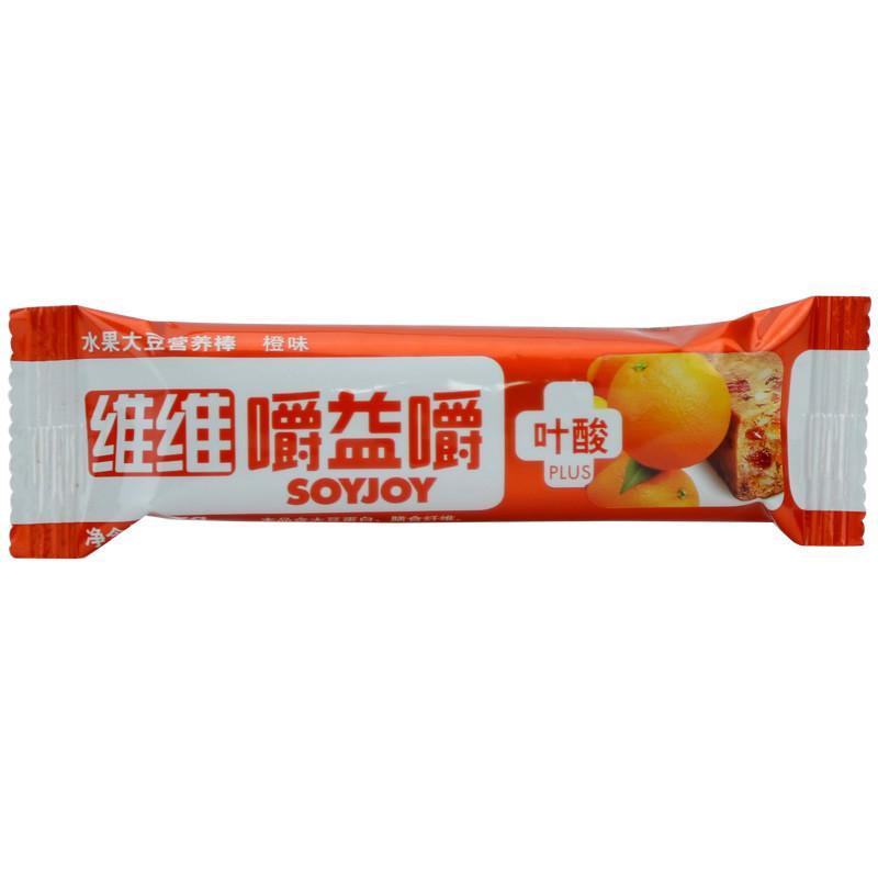 维维嚼益嚼水果大豆营养棒橙味27g
