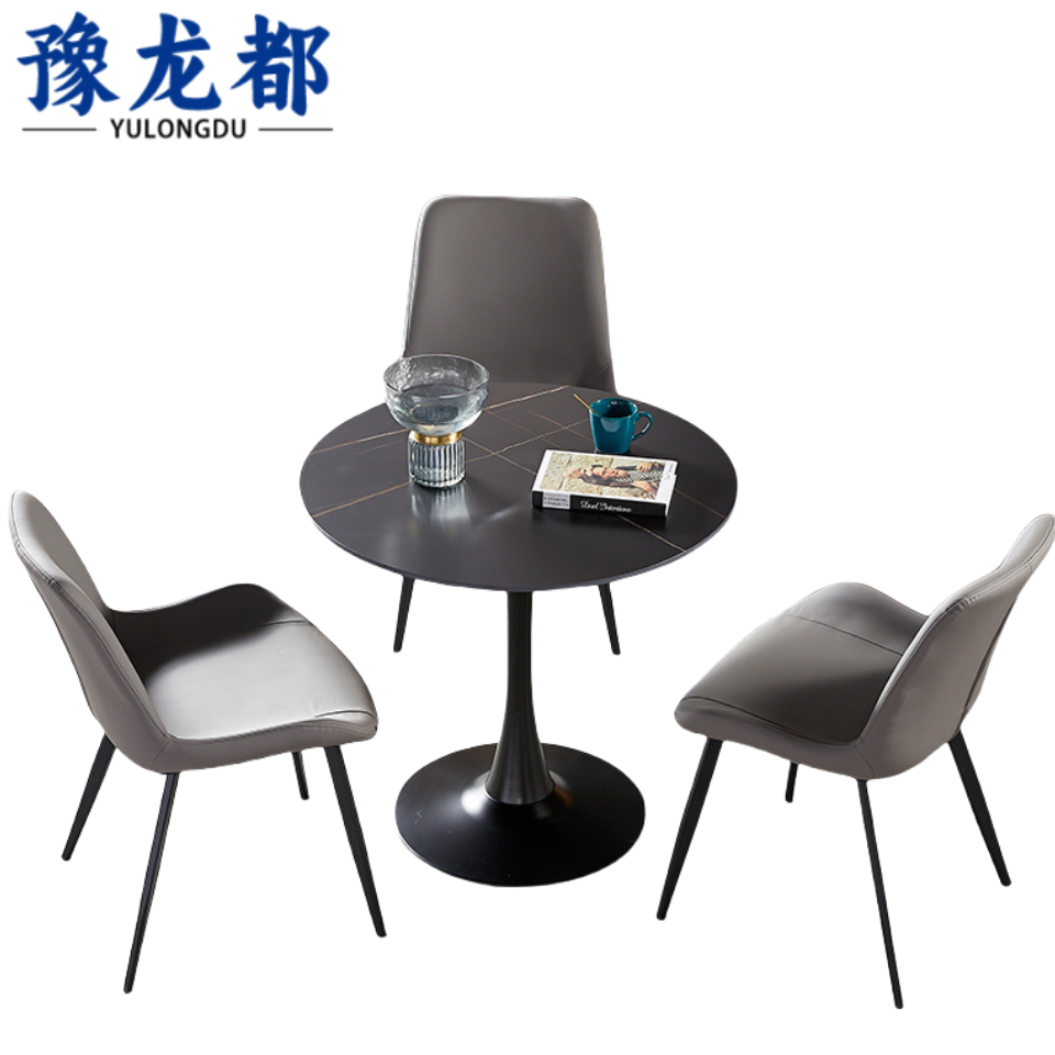 豫龙都休闲桌一桌三椅套高清大图