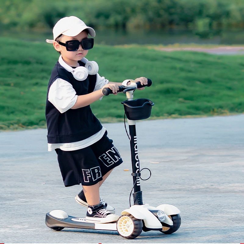 闪电客滑板车儿童6一1210岁以上大童成人可折叠男女童踏板溜溜车