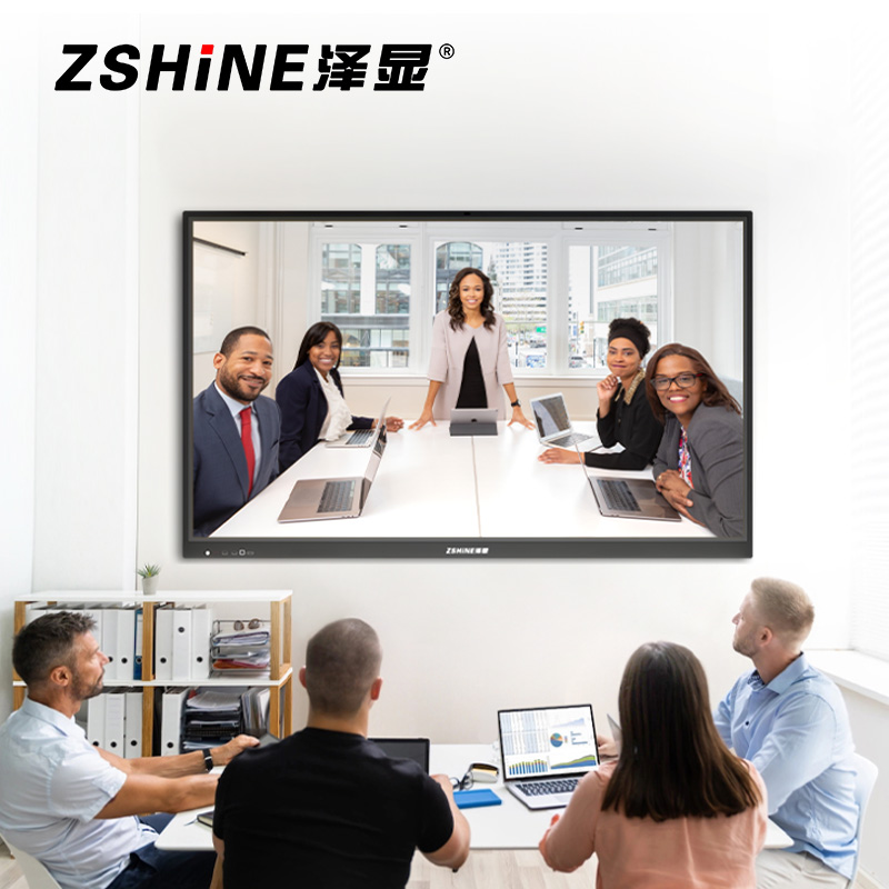 泽显Zshine 75英寸双系统 i5版 会议平板 4K超高清交互式电子白板 ZX-CM750W5D高清大图